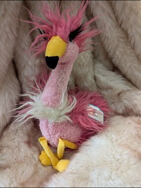 Jellycat Fenella Flamingo Fluffy Plush Toy